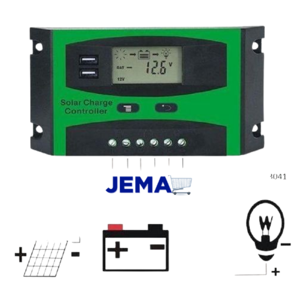 12V/24V Auto, Solar Charge Regulator 10Amp