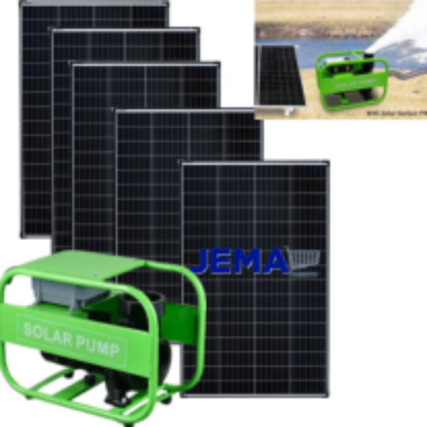 Difful 1500W 3-Inch Solar Surface Pump Kit with 5×300W Solar Panels