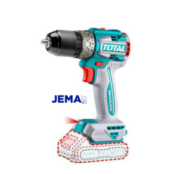 TOTAL Compact Brushless Cordless Impact Drill TDLI206021
