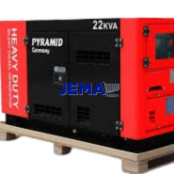 New Model 22Kva Pyramid 4 Cylinder Water Cooled Diesel Silent Generators With Ats