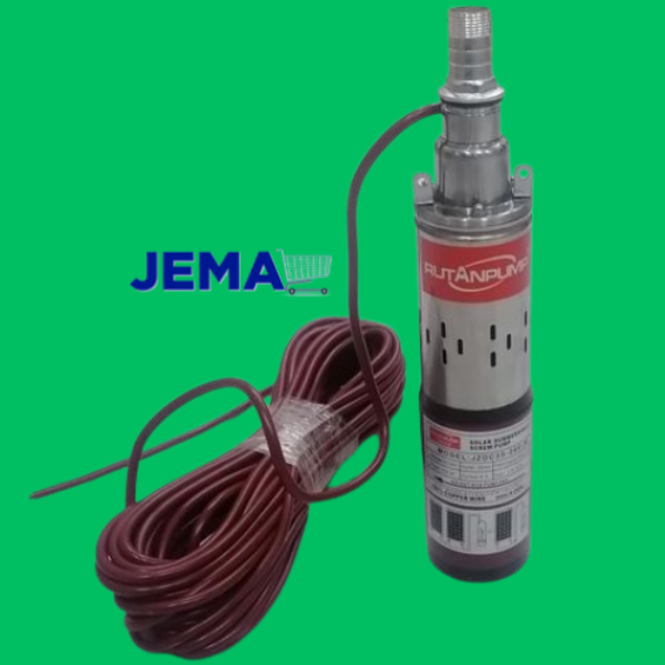 RUTANPUMP DC Powered 250w,50m Head Submersible Water Pump Deep Well