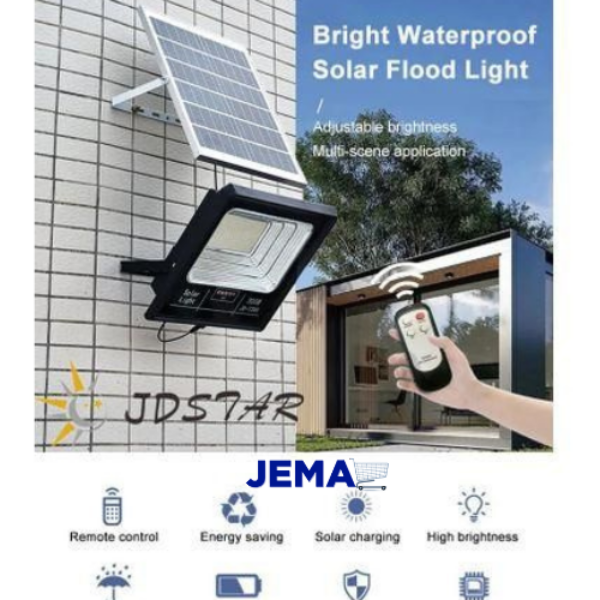 Solar Light Quality Automatic Solar Powered Security Flood Light Outdoor Auto Dusk To Dawn With remote Solar lighting 100W