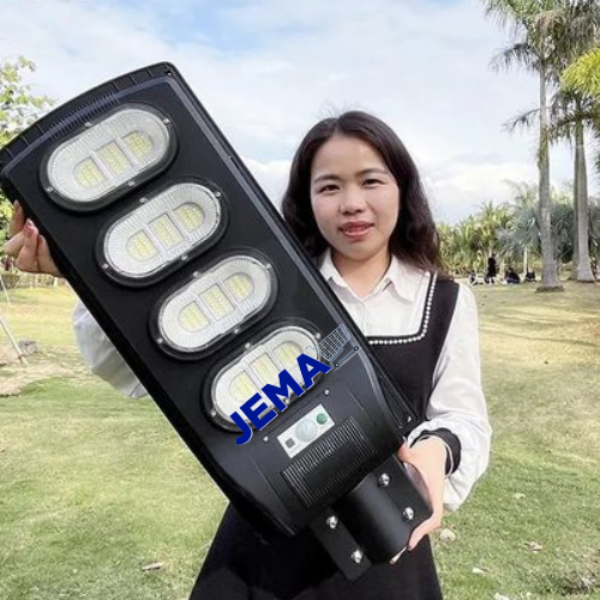 200W Solar Powered Street Light 144LED Flood Security Lights