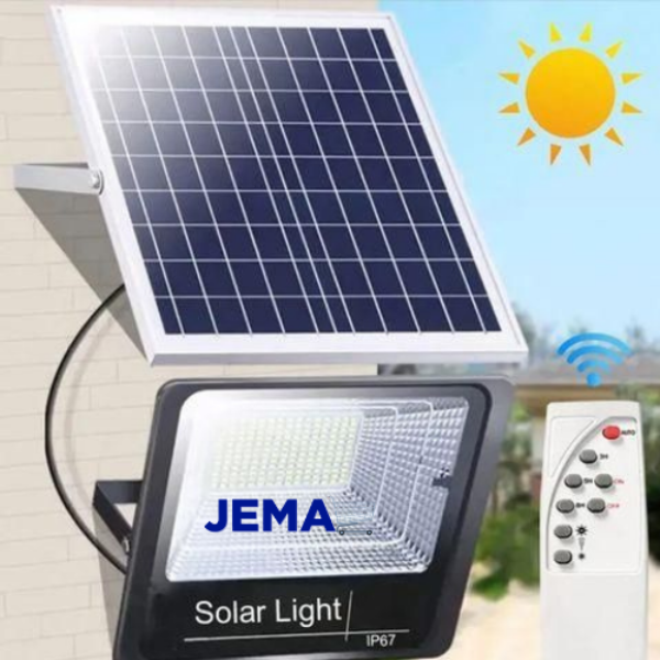 Solar Light Quality Automatic Solar Powered Security Flood Light Outdoor Auto Dusk To Dawn With remote Solar lighting 50W
